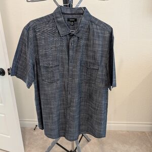Men's ALFANI 2XL Gray Button Shirt